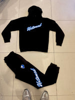 Jungle Lion Black & Blue Sweatsuit